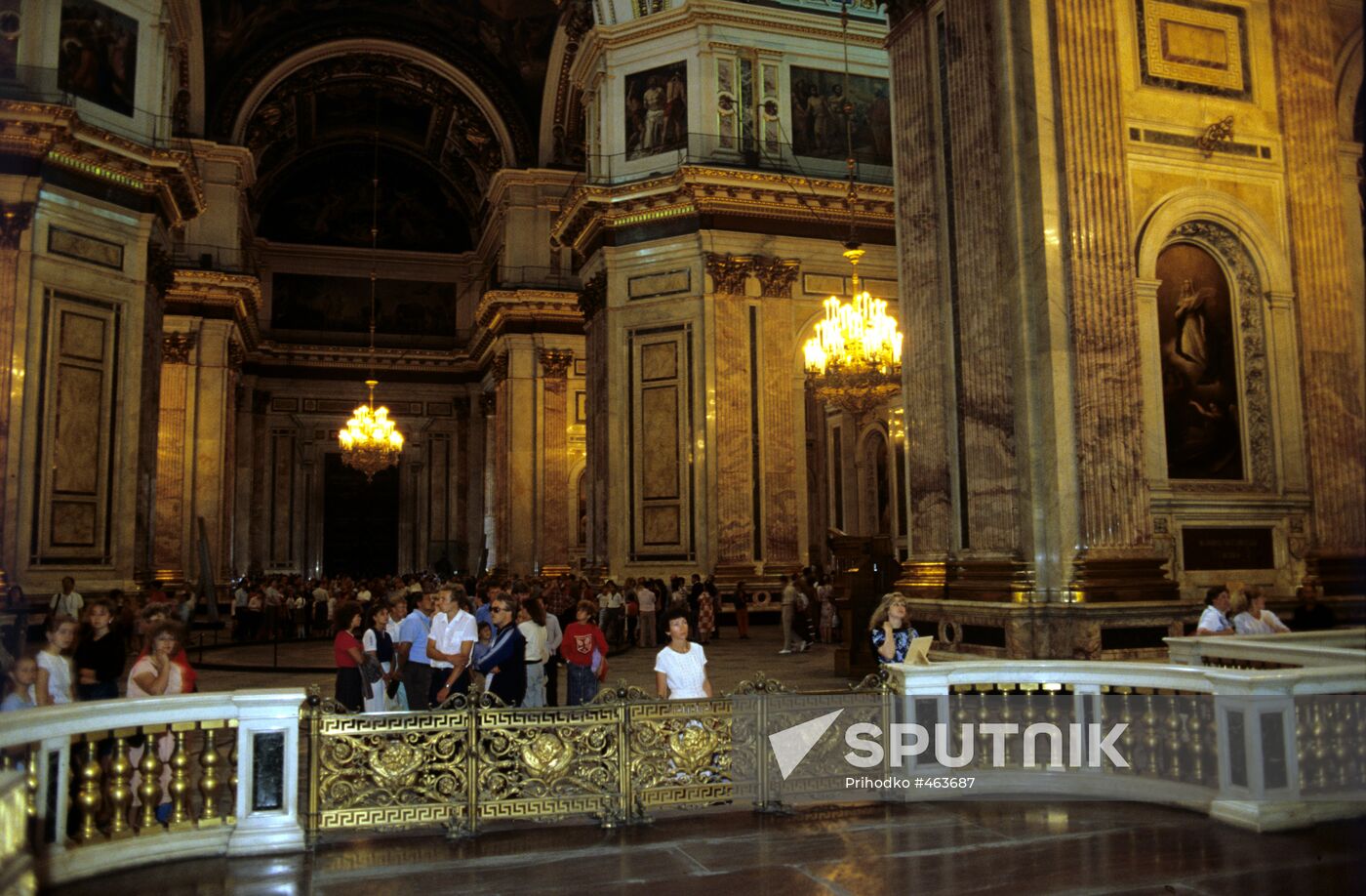 In Saint Isaac's Cathedral