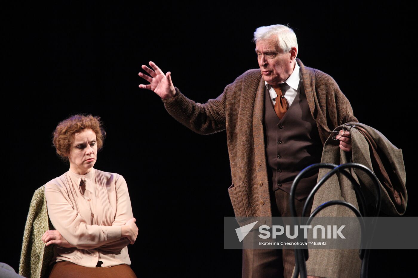 Oleg Basilashvili in play Copenhagen