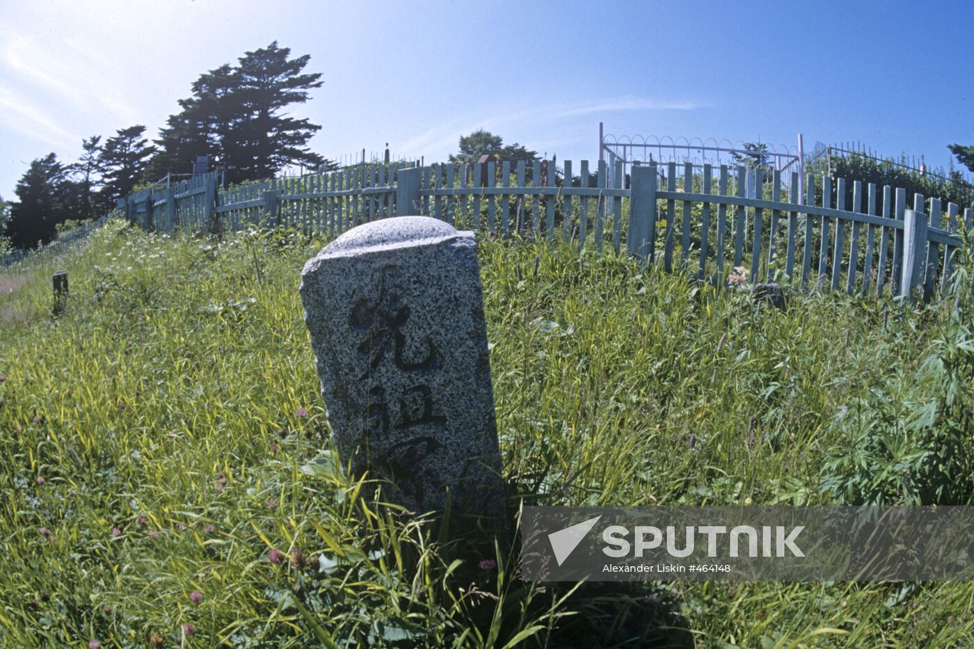 A Japanese cemetery