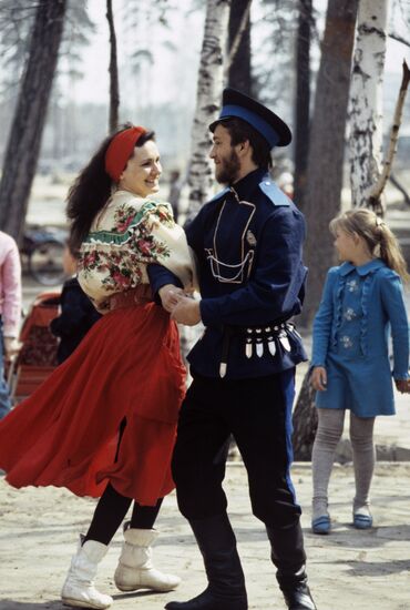 Participants of 1st All-Russian Folklore Festival
