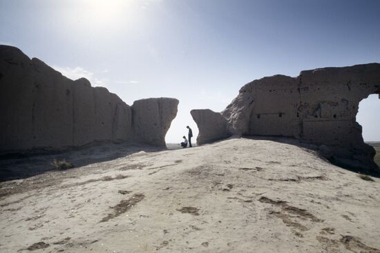 Clay walls of ancient Merv