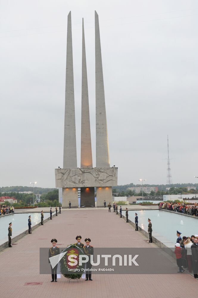 Ceremony of opening Victory Square in Vitebsk