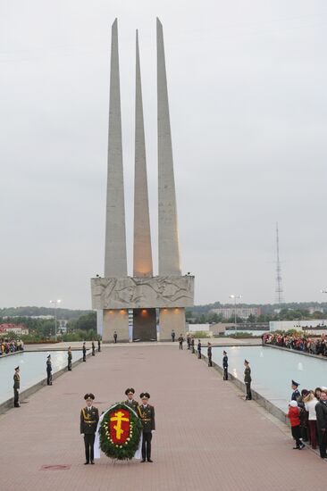 Ceremony of opening Victory Square in Vitebsk