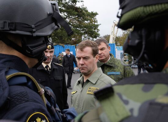President Medvedev visits Kaliningrad Region