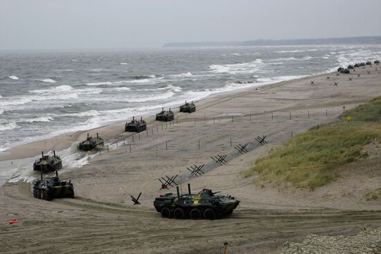 West 2009 strategic exercise held outside Kaliningrad