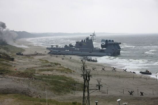 West 2009 strategic exercise held outside Kaliningrad