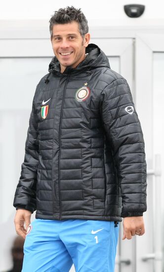 Inter goalkeeper Francesco Toldo