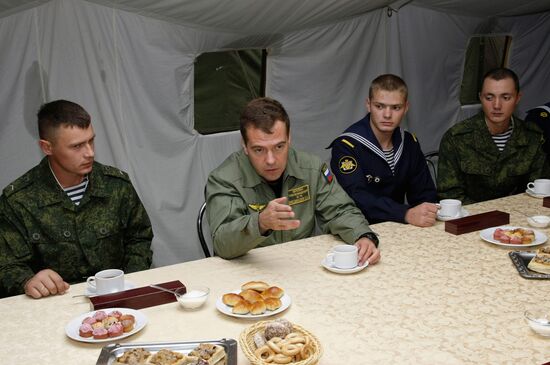 President Dmitry Medvedev visits Kaliningrad Region