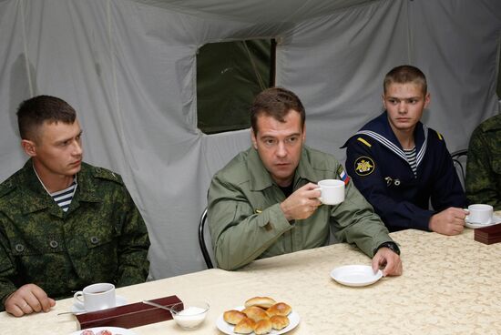 President Dmitry Medvedev visits Kaliningrad Region