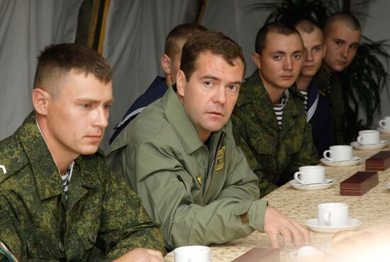 President Dmitry Medvedev visits Kaliningrad Region