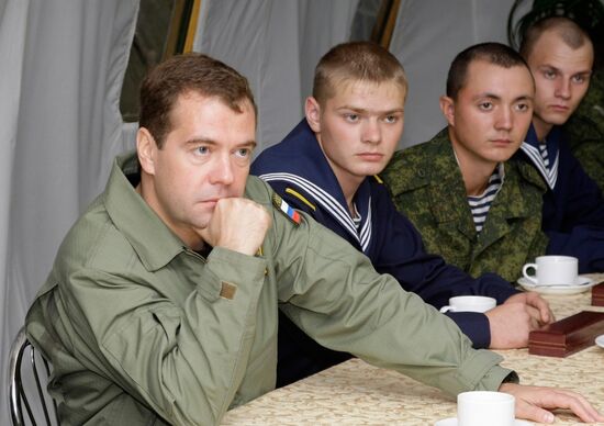 President Dmitry Medvedev visits Kaliningrad Region