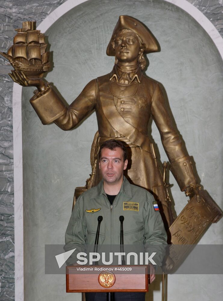 President Dmitry Medvedev visits Kaliningrad Region