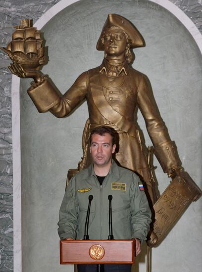 President Dmitry Medvedev visits Kaliningrad Region
