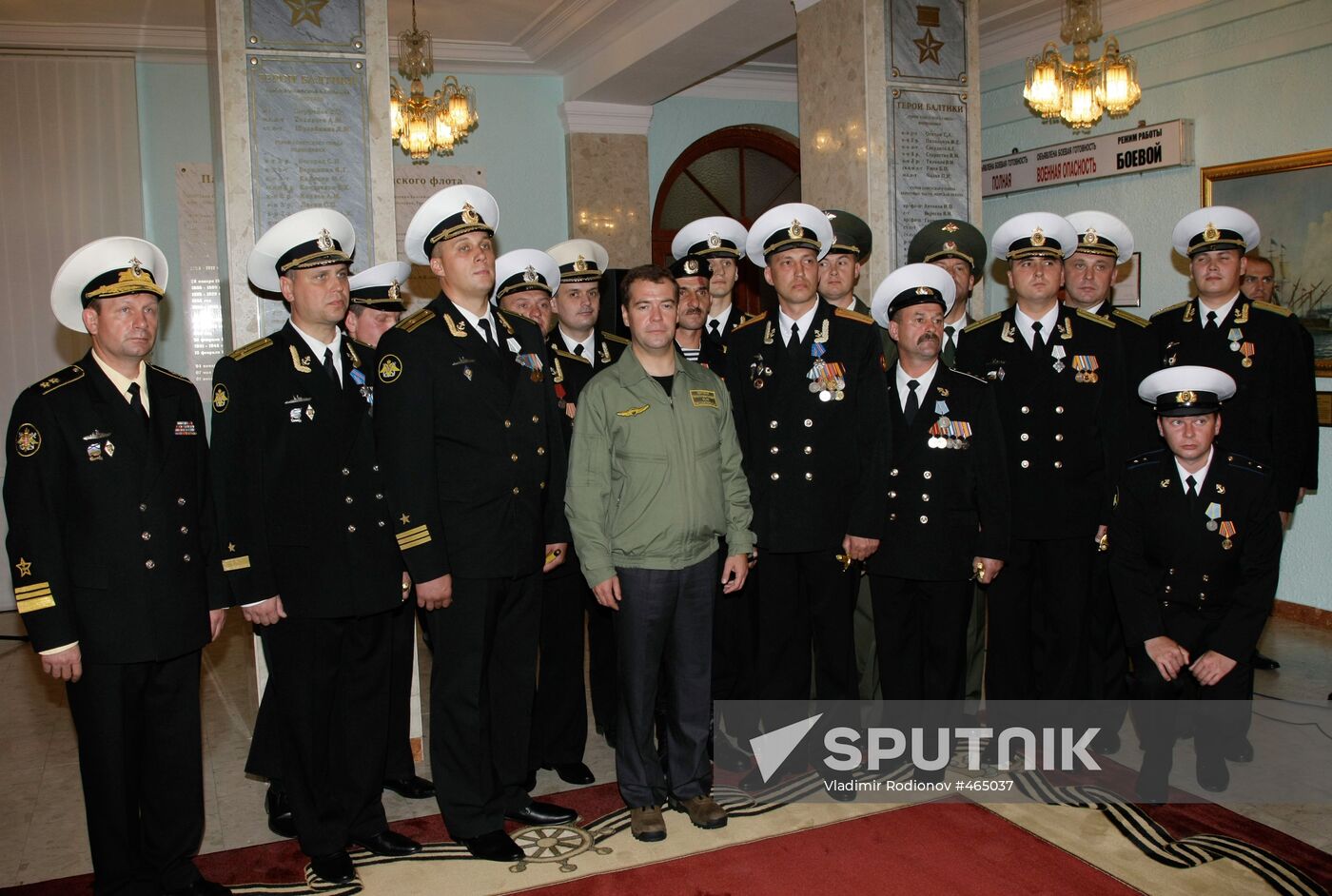 President Dmitry Medvedev visits Kaliningrad Region