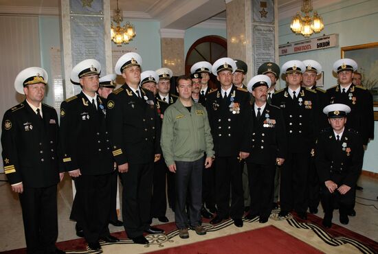 President Dmitry Medvedev visits Kaliningrad Region