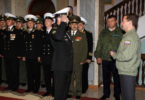 President Dmitry Medvedev visits Kaliningrad Region