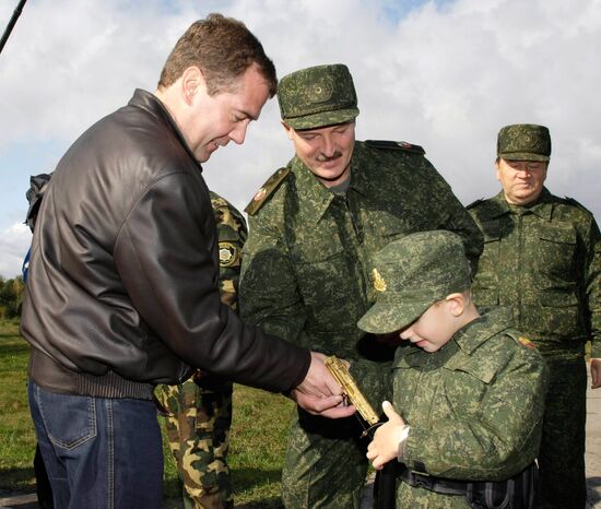Russian President visits Belarus