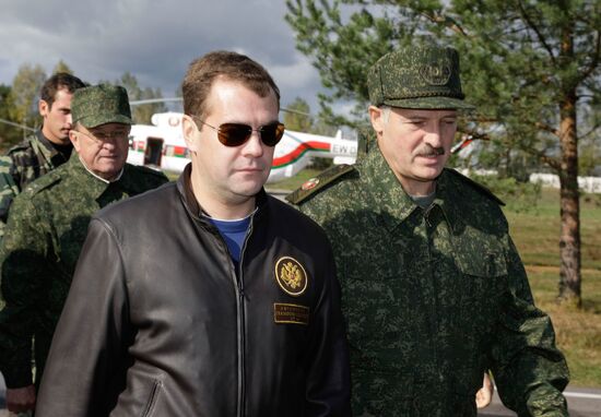 Russian President visits Belarus