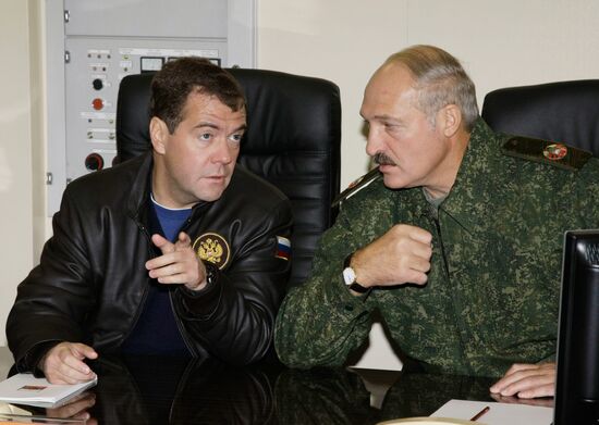 Russian President visits Belarus