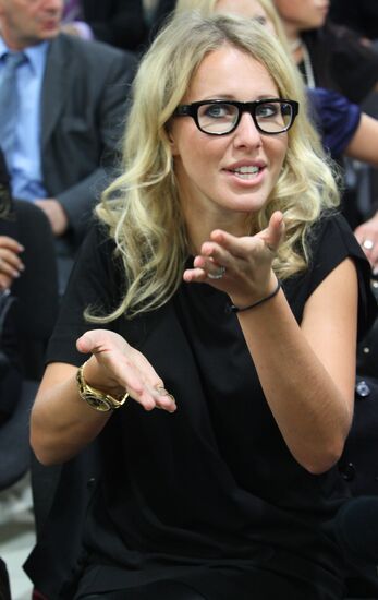 TV hostess Ksenia Sobchak