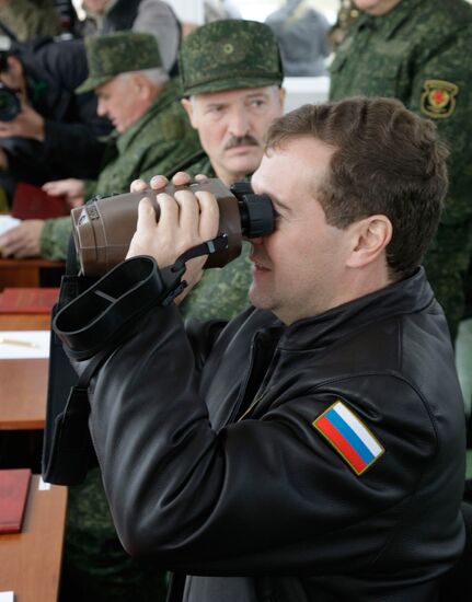 Russian President visits Belarus