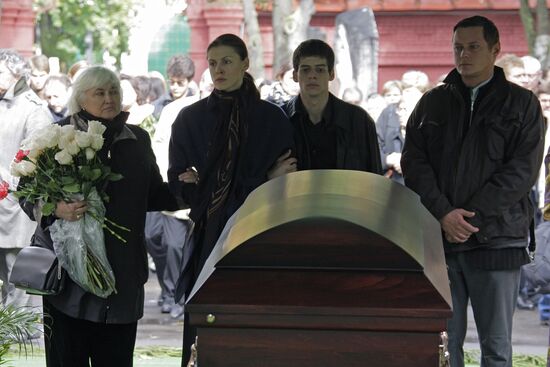 Film director Ivan Dykhovichny's funeral