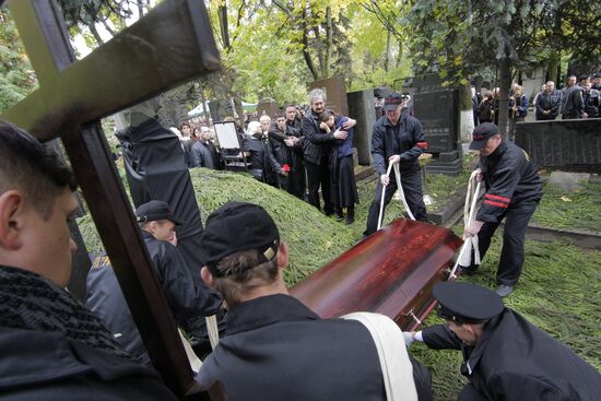 Film director Ivan Dykhovichny's funeral