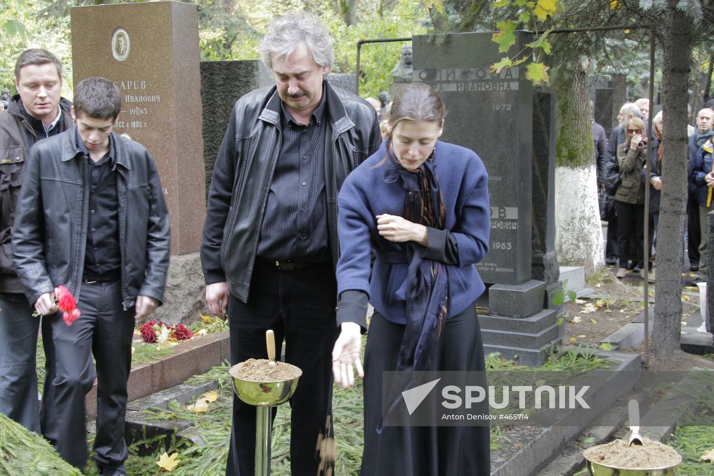 Film director Ivan Dykhovichny's funeral