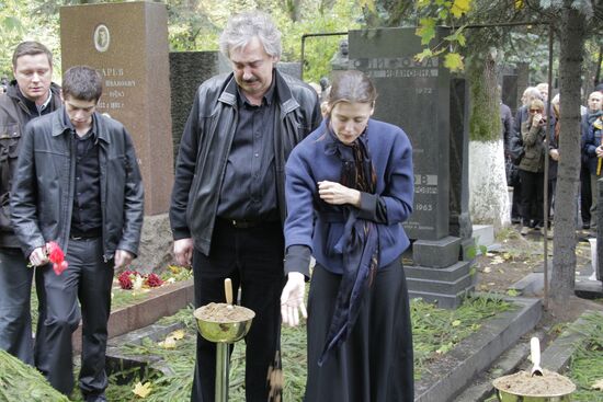 Film director Ivan Dykhovichny's funeral