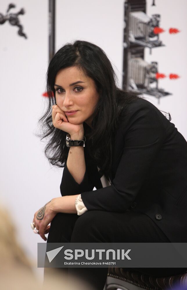 TV hostess Tina Kandelaki
