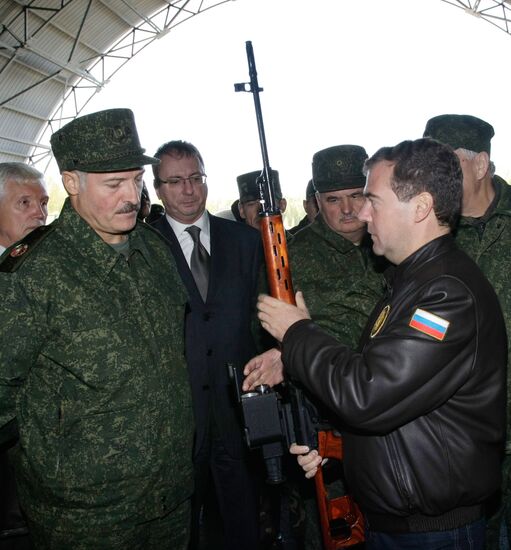 Russian President visits Belarus
