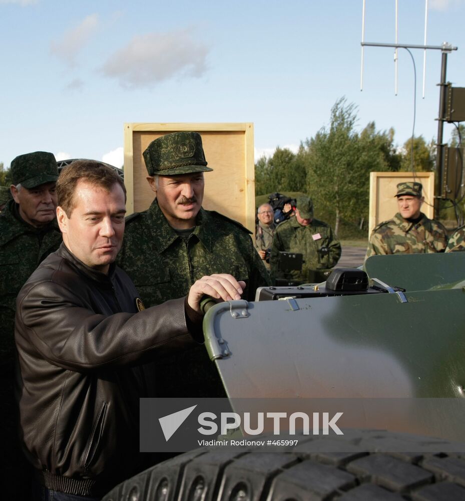 Russian President visits Belarus