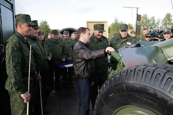 Russian President visits Belarus