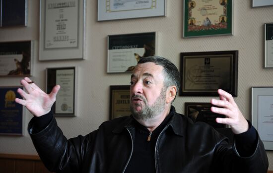 Film director Pavel Lungin