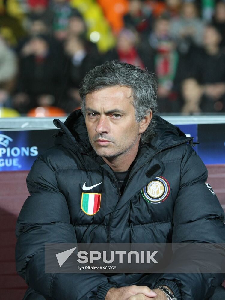 FC Inter head coach Jose Mourinho