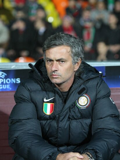 FC Inter head coach Jose Mourinho