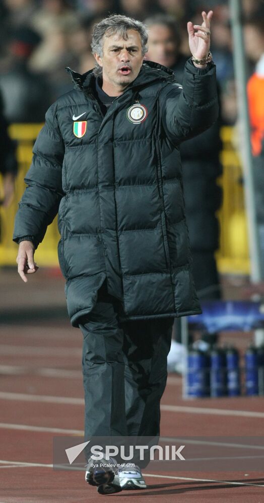 FC Inter head coach Jose Mourinho