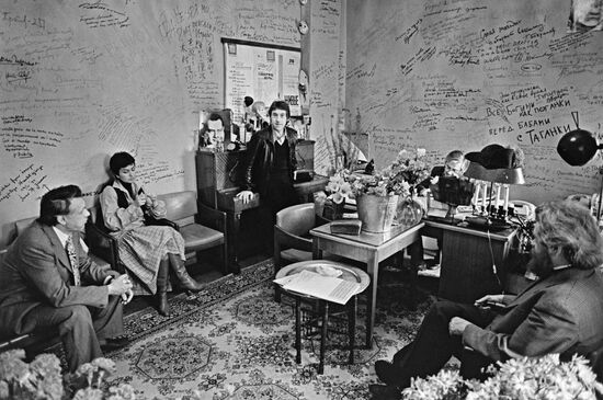 Yury Lyubimov's office at the Taganka Theater
