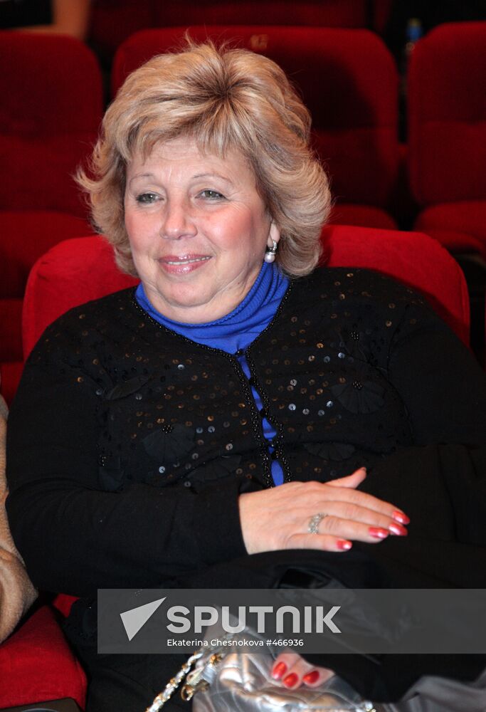 Larisa Rubalskaya. Premiere screening of "Tender May" film