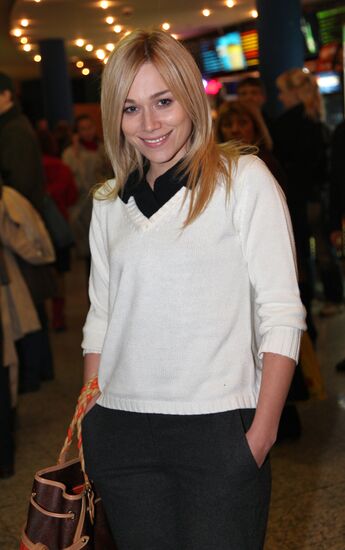Marina Lizorkina. Premiere screening of "Tender May" film