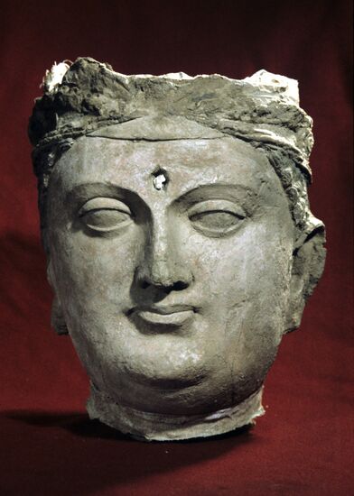 Head of Buddha statue