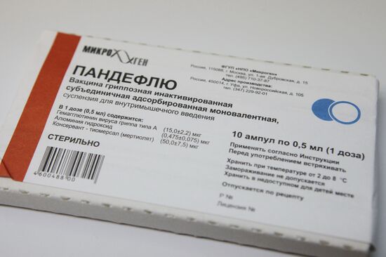 Pandeflu A/H1N1 vaccine