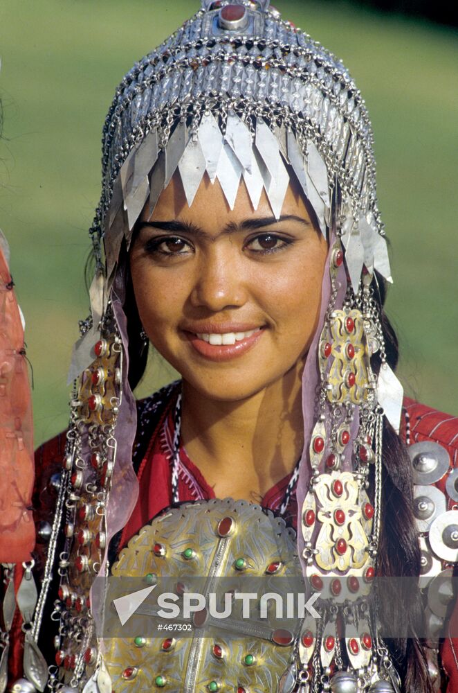 Participant in folklore festival