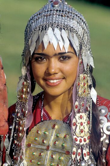 Participant in folklore festival