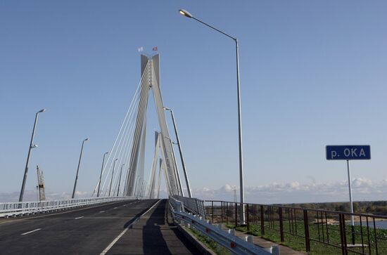 New bridge over River Oka in Murom