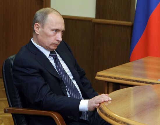 Vladimir Putin meets with Vladimir Region governor