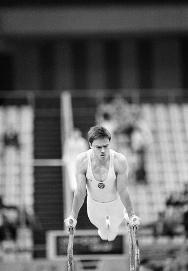 Gymnast Vladimir Artemov, Merited Master of Sports of USSR