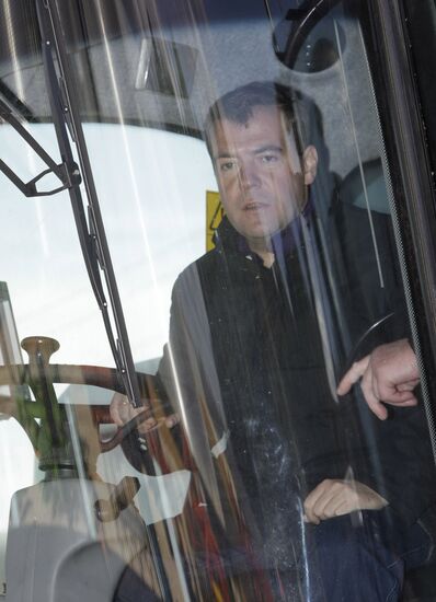 Dmitry Medvedev's trip to Orel Region