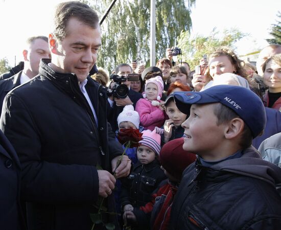 Dmitry Medvedev visits Oryol Region