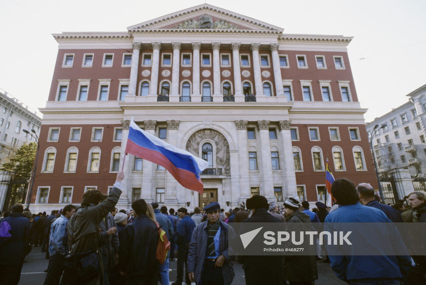 Rally in support of Russian president by Mossovet